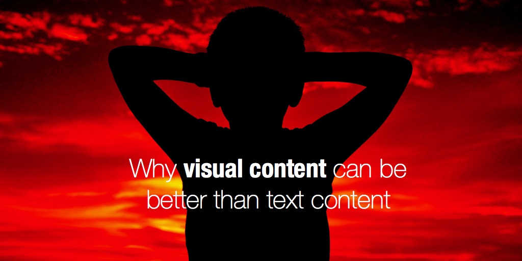 4 examples when visual content is better than text content