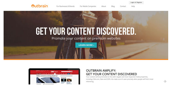 Outbrain screenshot