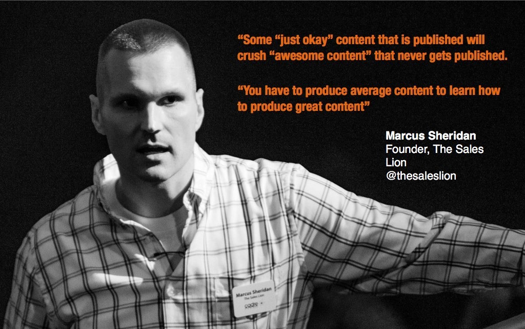 Marcus Sheridan how to produce great content