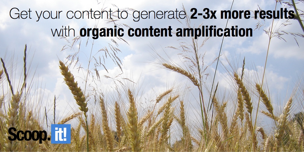 get your content to generate 2-3x more results with organic content amplification