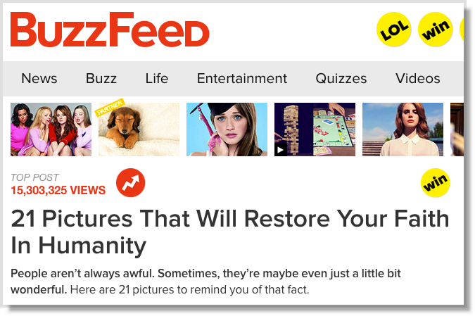 BuzzFeed listicle content formats for link building campaigns