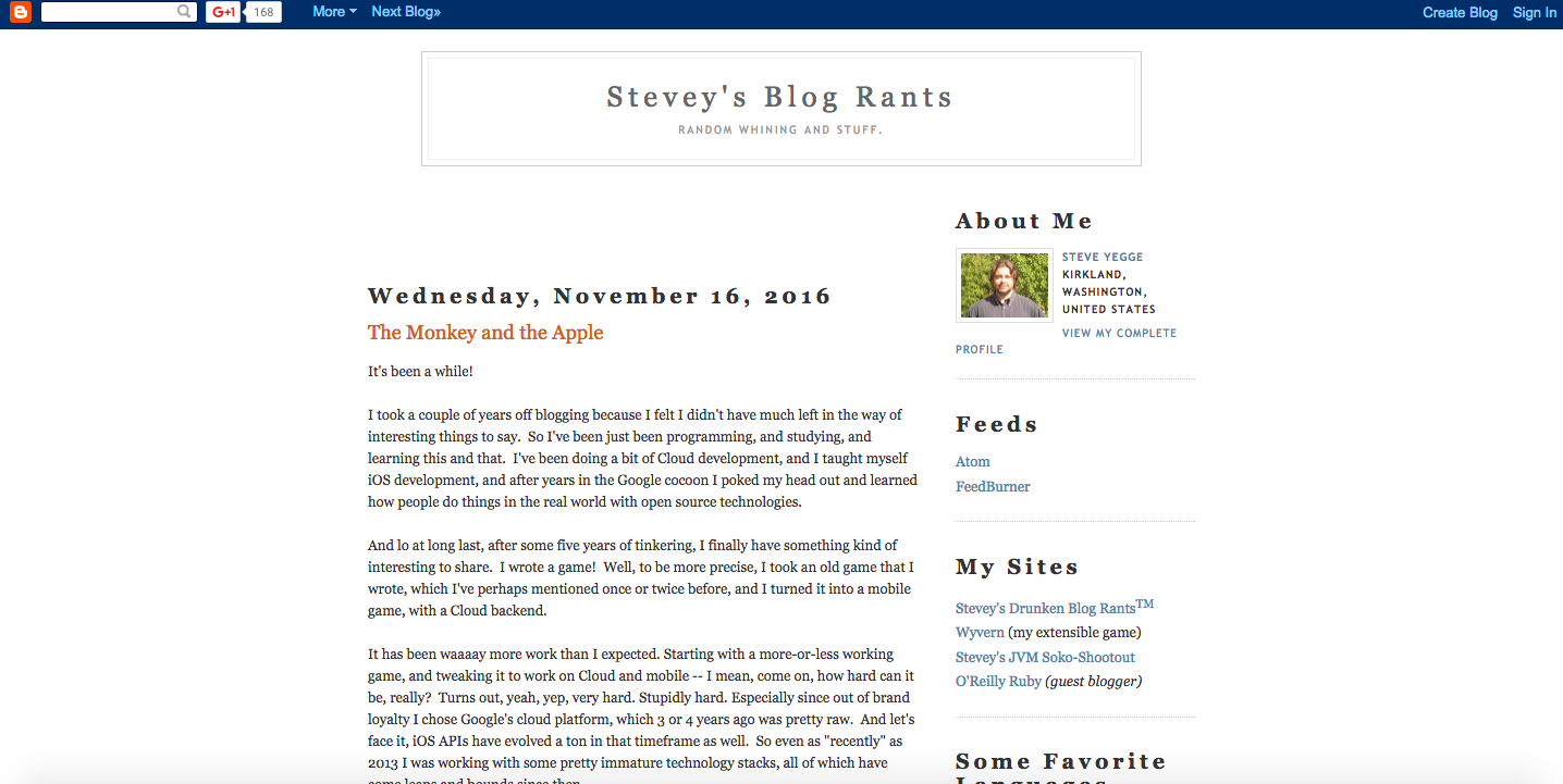 stevey's blog rants