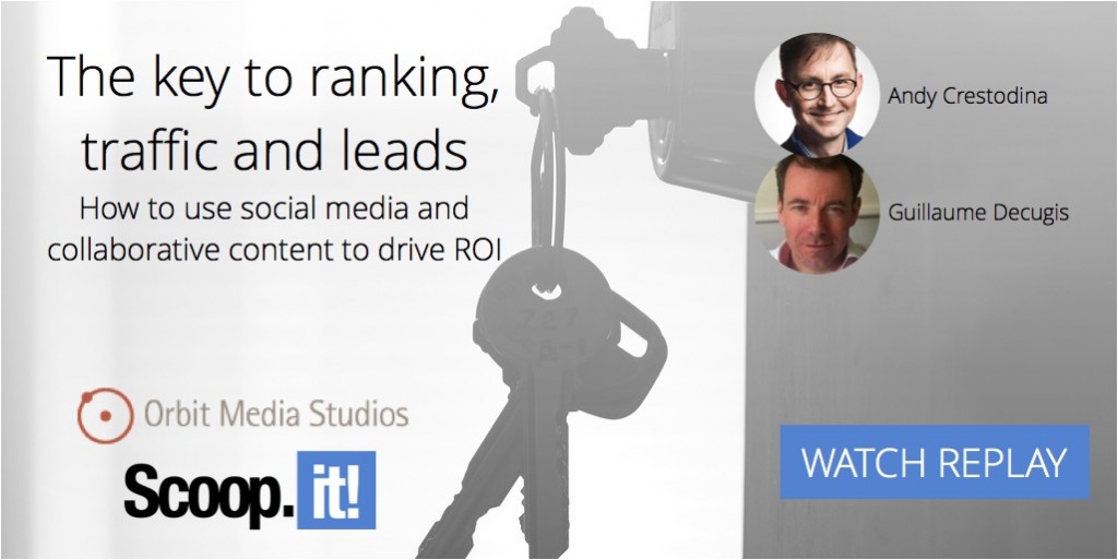 The key to ranking traffic and leads - webinar replay