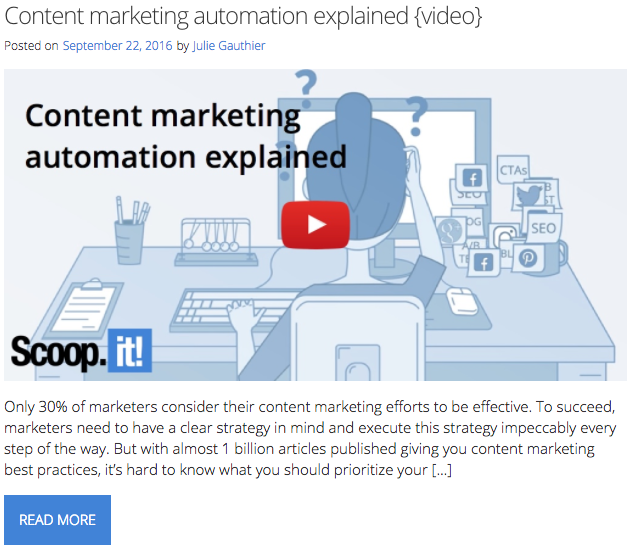 blog post content marketing automation