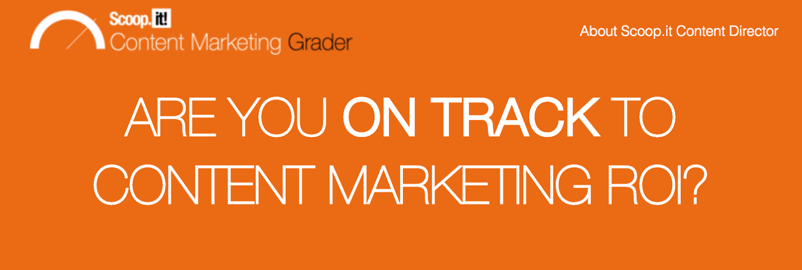 Content marketing grader