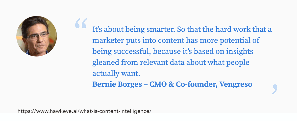 not just more data - more actionable insights