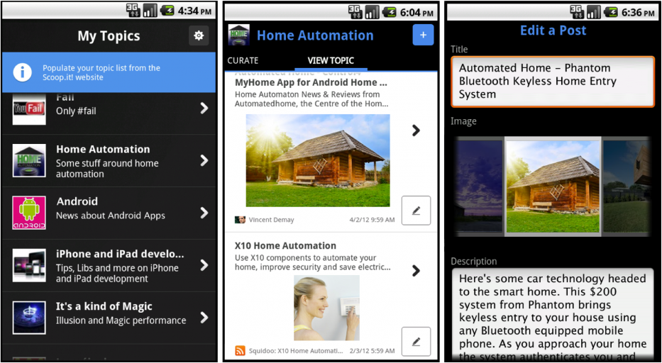 Mobile Curation is now Easier than Ever with Scoop.it for Android