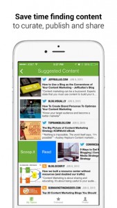Save time finding content to curate with the Scoop.it iPhone App