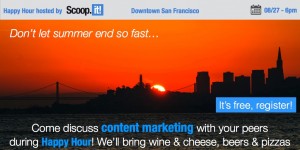 happy hour SF content marketing