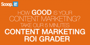 5 minutes content marketing ROI grader - how good is your content marketing?
