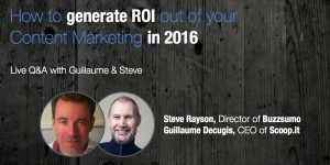 how to generate ROI out of your content marketing in 2016 webinar