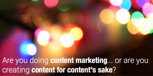 content marketing vs content creation