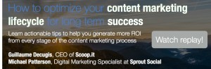 How to optimize your content marketing lifecycle for long term success CTA