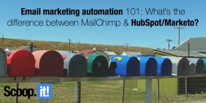 email marketing automation mailchimp hubspot or marketo