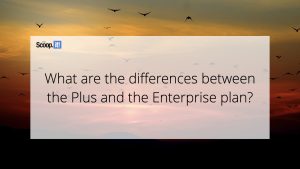 What are the differences between the plus and the enterprise plan?
