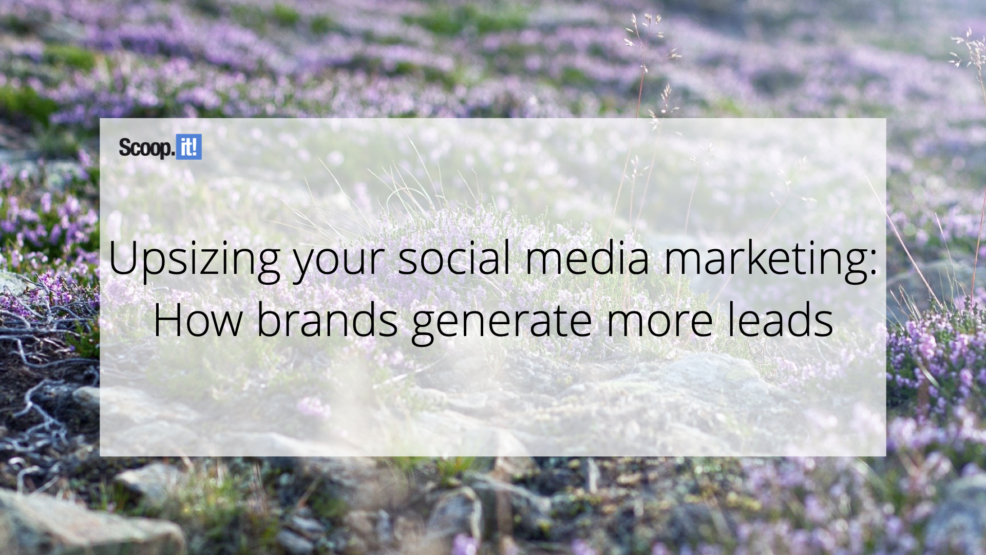 Upsizing Your Social Media Marketing: How Brands Generate More Leads