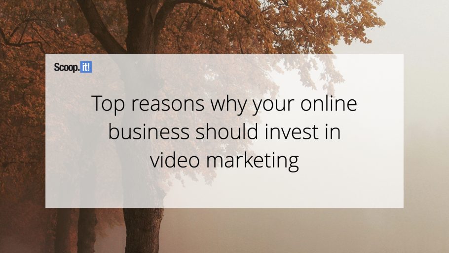 Top Reasons Why Your Online Business Should Invest in Video Marketing