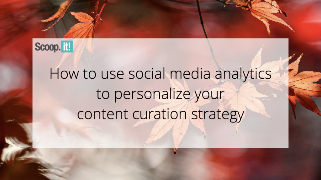 How to Use Social Media Analytics to Personalize Your Content Curation Strategy 