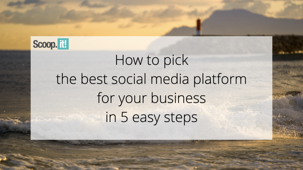 How To Pick The Best Social Media Platform For Your Business in 5