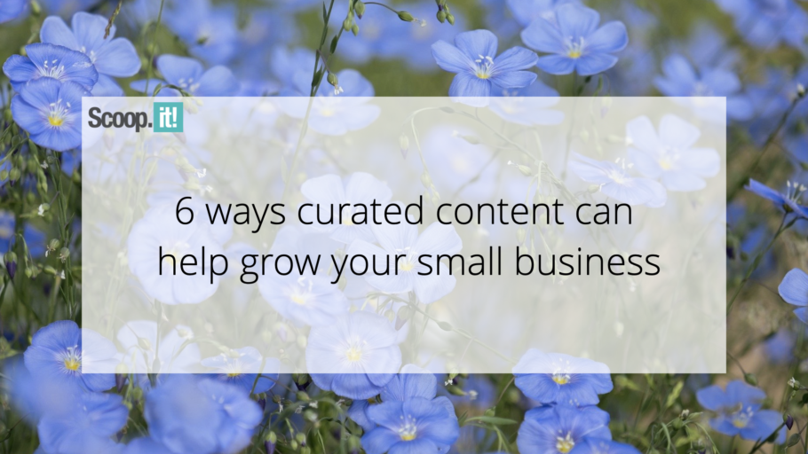 6 Ways Curated Content Can Help Grow Your Small Business